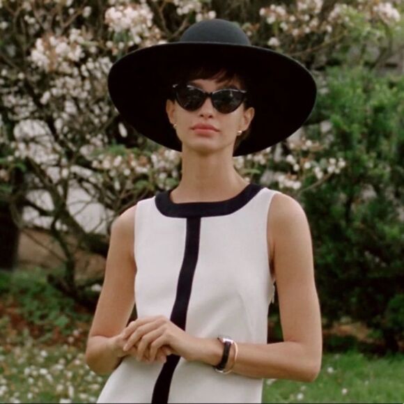 Anthropologie High Crown Black Wool Felt Hat
